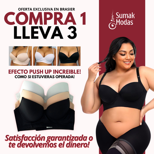 OFERTA 3X1 -  Brasier Realce Sumak®